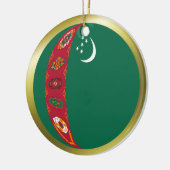Turkmenistan Vlag Ornament (Links)