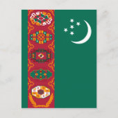 turkmenistandvlag briefkaart (Voorkant)