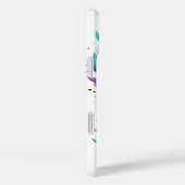 TURKOIS EN HEET ROZE HONDEPOOTAFDRUKKEN Case-Mate iPhone CASE (Achterkant / Rechts)