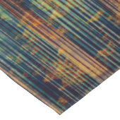 Turkoois Blauw Groen Oranje Druk Abstract Tafelkle Tafelkleed (Gekanteld)
