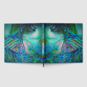 Turkoois & Blauwe Abalone Schelp Gastenboek (Volledig)