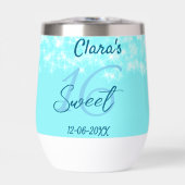 Turkoois blauwgroen agaat zoet 16 jarig toevoegen (Voorkant)