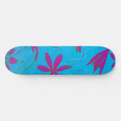 Turkoois Bloei Bries Persoonlijk Skateboard (Horizontaal)