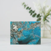 Turkoois Briefkaart (Staand voorkant)