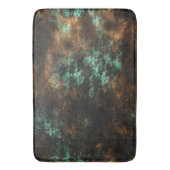 Turkoois Cooper Patina Metallic Badmat (Voorkant Verticaal)