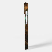 Turkoois Cooper Patina Metallic Case-Mate iPhone Case (Achterkant / Links)