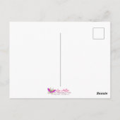 Turkoois Derde Oog Hamsa Briefkaart (Achterkant)