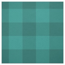 turkoois donker blauwgroen geblokte plaid stof