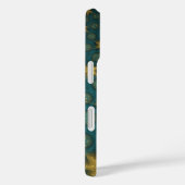 Turkoois en geel Abstract sterpatroon Case-Mate iPhone Case (Achterkant / Rechts)