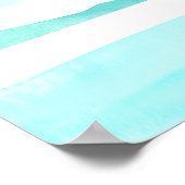 Turkoois geheime lagune poster (Hoek)