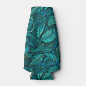  turkoois gesneden leer flesjeskoeler (Voorkant)