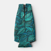  turkoois gesneden leer flesjeskoeler (Achterkant)