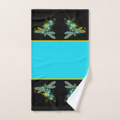Turkoois Libel Vlek Bad Handdoek Set (Handdoek)