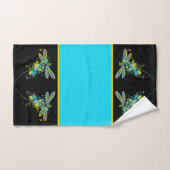 Turkoois Libel Vlek Bad Handdoek Set (Handdoek)