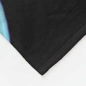 Turkoois Lotus Fleece Deken (Hoek)
