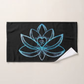 Turkoois Lotus Handdoek (Handdoek)