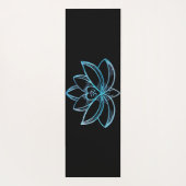 Turkoois Lotus Yogamat (Achterkant)