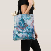 Turkoois Magie Tote Bag (Dichtbij)