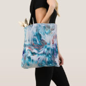 Turkoois Magie Tote Bag (Dichtbij)