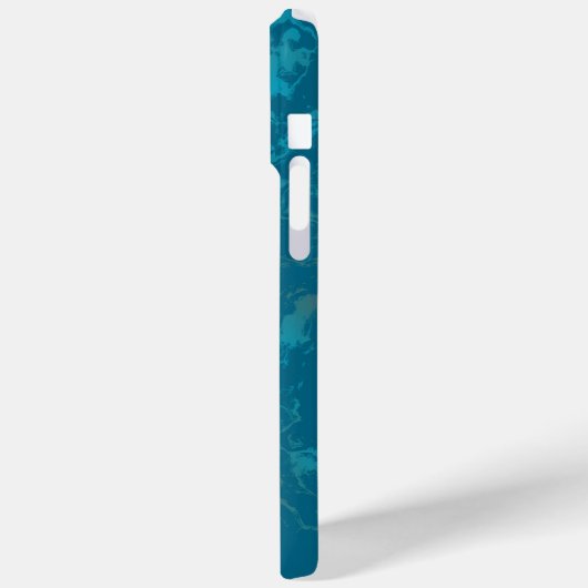 Turkoois marmer Case-Mate iPhone case (Achterkant / Links)
