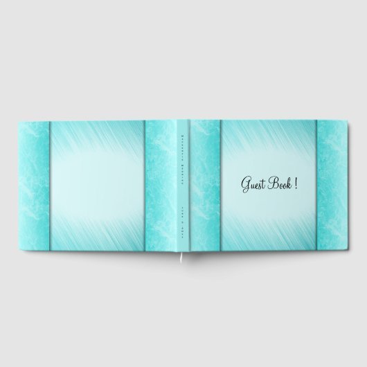 Turkoois Marmeren Kolommen Guestbook Gastenboek (Volledig)