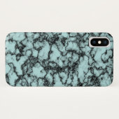 Turkoois marmerpatroon Case-Mate iPhone case (Achterkant (horizontaal))