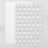 Turkoois Marokkaans Patroon Briefpapier (Voorkant / Achterkant)