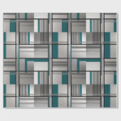 Turkoois Matrix Luxe Inpakpapier (Vlak)