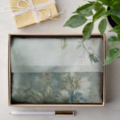 Turkoois olieverf Blauwe Rozen Tak Decoupage Tissuepapier (Geschenk)