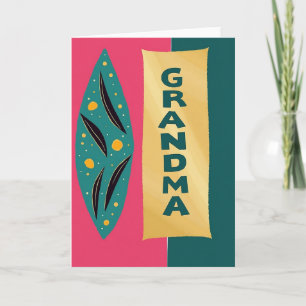 Turkoois Oma-dag Kunstkaart Kaart