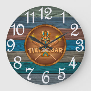 Turkoois Tiki Bar Grote Klok