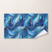 Turkoois, Turquoise en Blauwe Handdoeken Set (Handdoek)