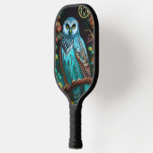 Turkoois uil pickleball paddle (Links)