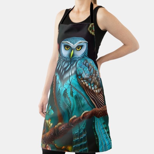 Turkoois uil schort (Insitu)