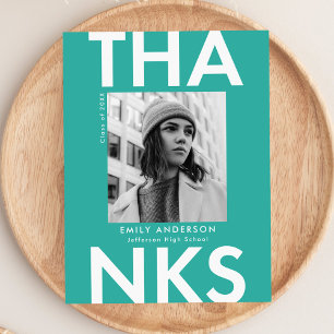 Turkoois   Vet Afstudeerder Foto Afstuderen Hartel Briefkaart