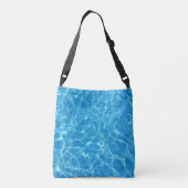 Turkoois Water Crossbody Tas (Achterkant)