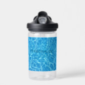 Turkoois Water Waterfles (Voorkant)
