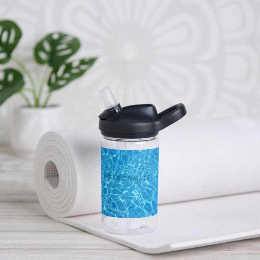 Turkoois Water Waterfles (Yoga (Gedraaid) )