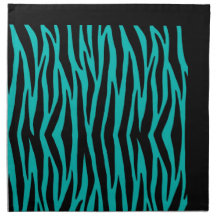 Turkoois Zebra Dier Strepen