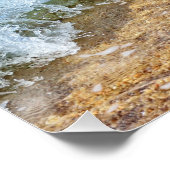 Turkoois zeewater perfect poster (Hoek)