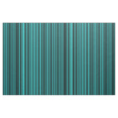 Turkoois Zwarte Strepen Stof (Fat Quarter)