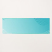 Turkooisblauw Yogamat (Achterkant (horizontaal))