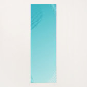 Turkooisblauw Yogamat (Achterkant)