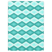 Turkooisdiamantpatroon Klembord (Achterkant)