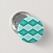 Turkooisdiamantpatroon Ronde Button 3,2 Cm (Voorkant /achterkant)