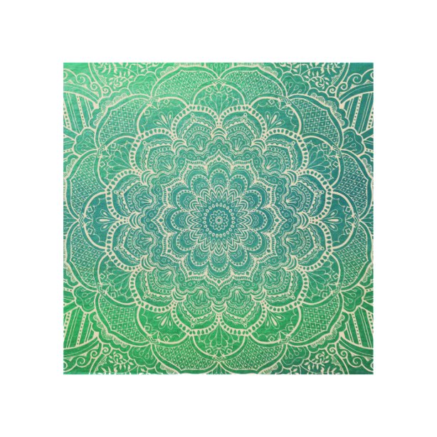 Mandala Hout afdruk Zazzle.nl