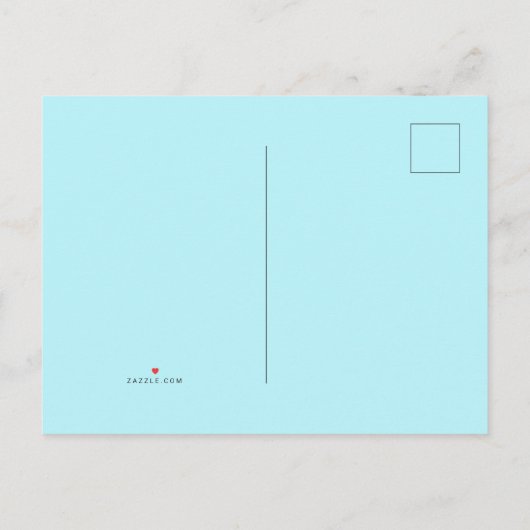 turkooise brown western bruiloft met uitzondering  aankondigingskaart (Achterkant)