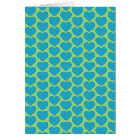 Turkooise harten (Voorkant)