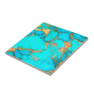 turkooise stone foto tegeltje