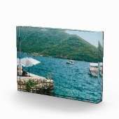 Turkooise wateren van Perast - Montenegro Fotoblokken (Rechts)